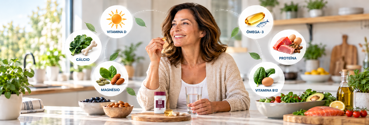 Suplementos depois dos 40: quais nutrientes merecem mais atenção?