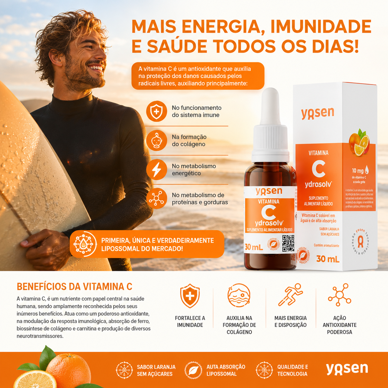 Vitamina C Ydrosolv® - 30ml