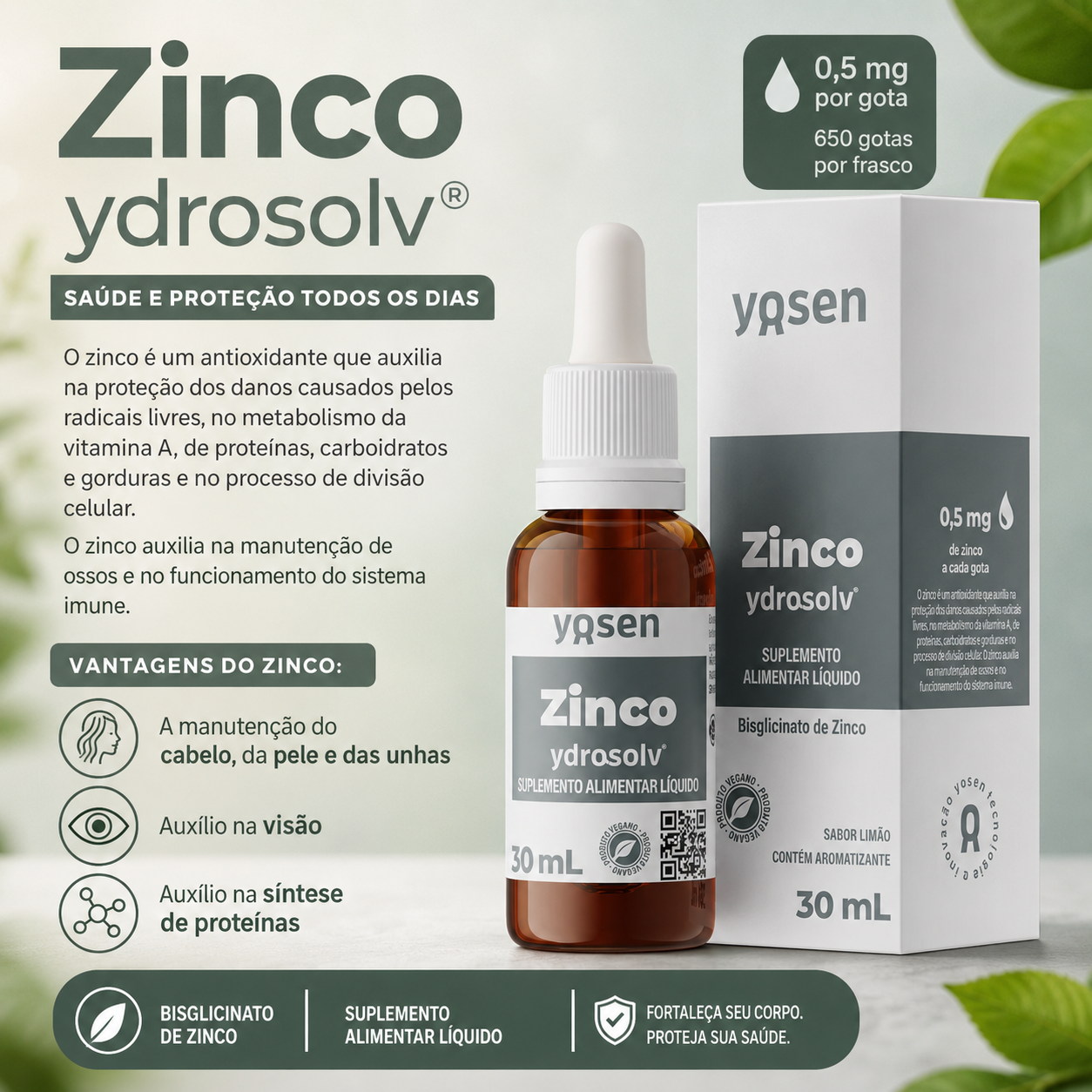 Zinco Ydrosolv® - 30ml