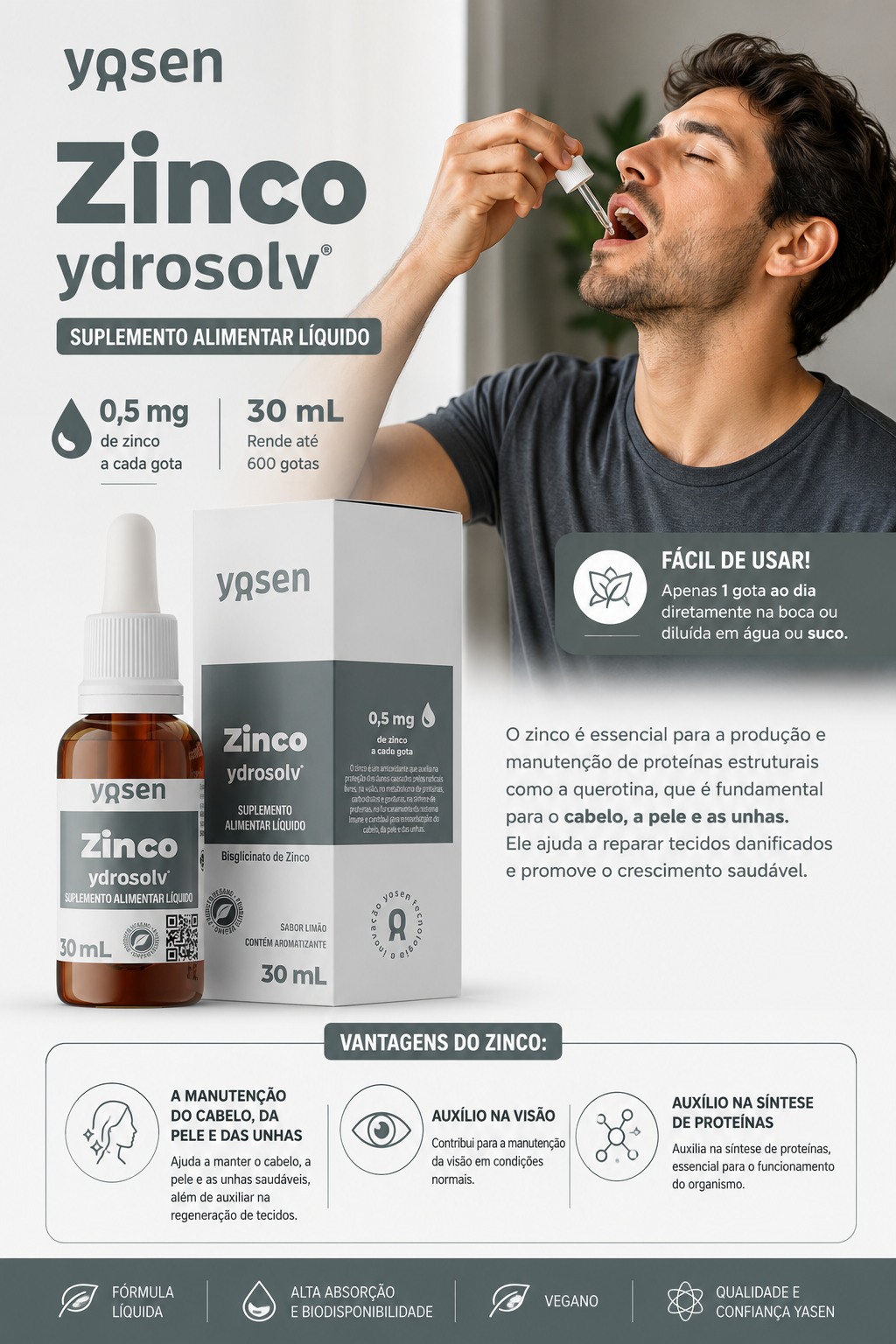 Zinco Ydrosolv® - 30ml