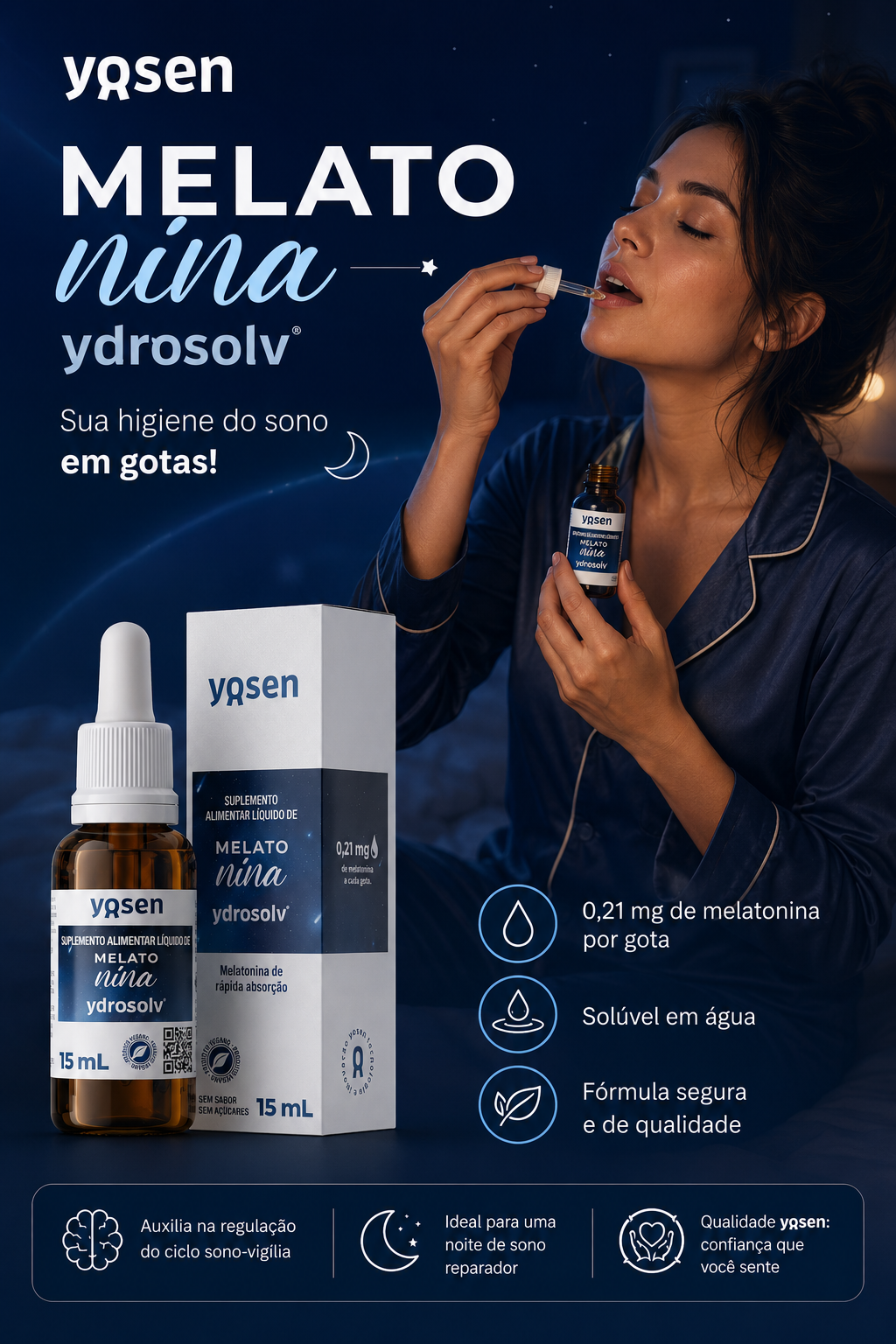 Melatonina Ydrosolv® - 15ml