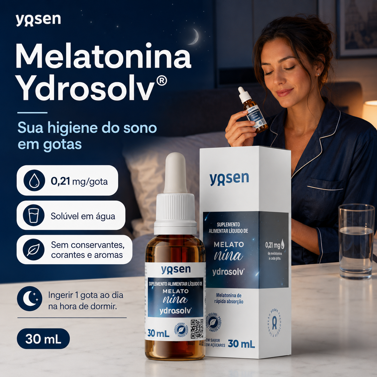 Melatonina Ydrosolv® - 30ml