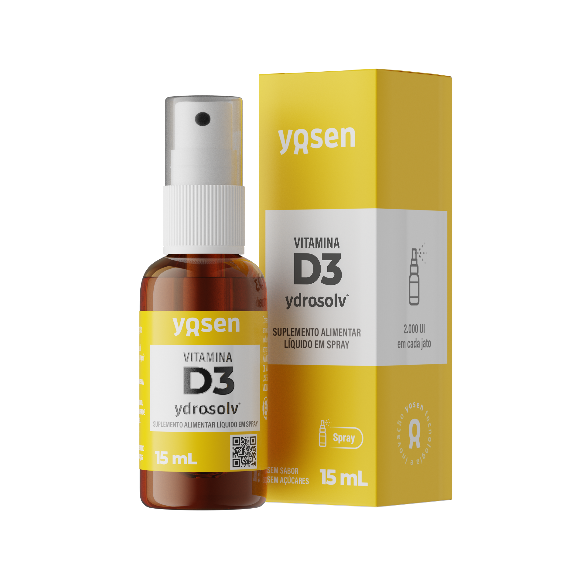 Vitamina D3 Ydrosolv® Spray - 15ml