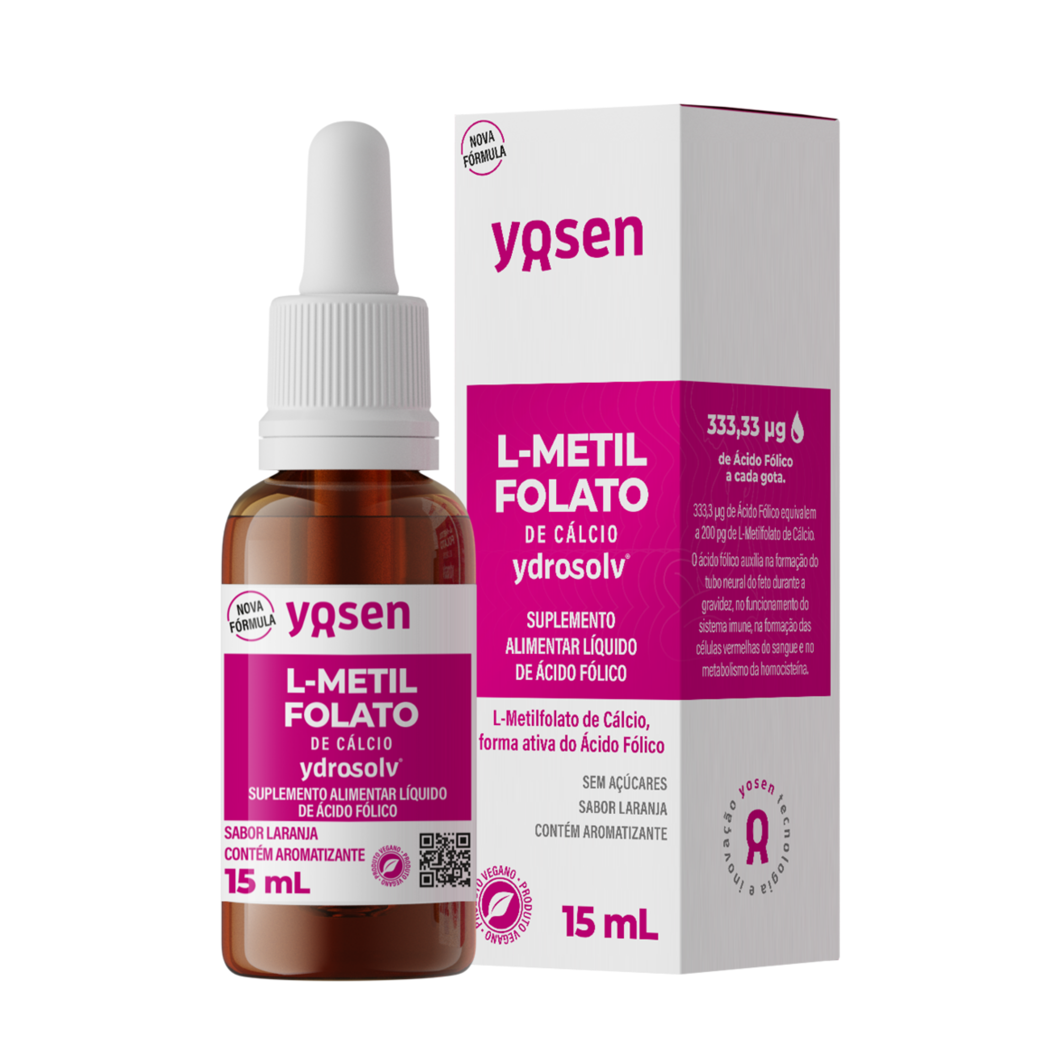L-Metilfoltato de Cálcio Ydrosolv® - 15ml