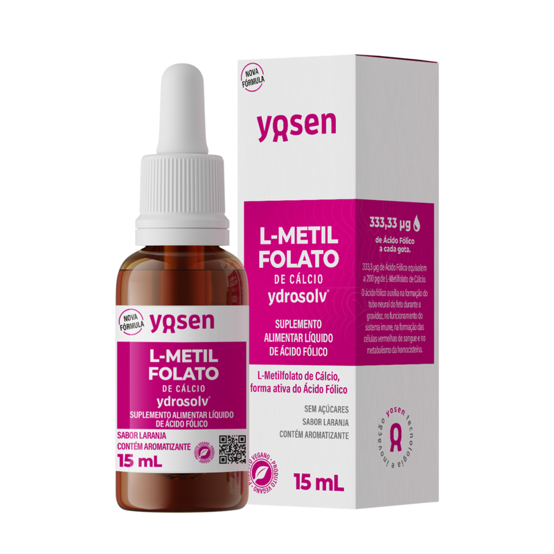 L-Metilfoltato de Cálcio Ydrosolv® - 15ml