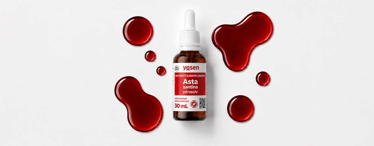 Benefício da Astaxantina Ydrosolv® - 30ml