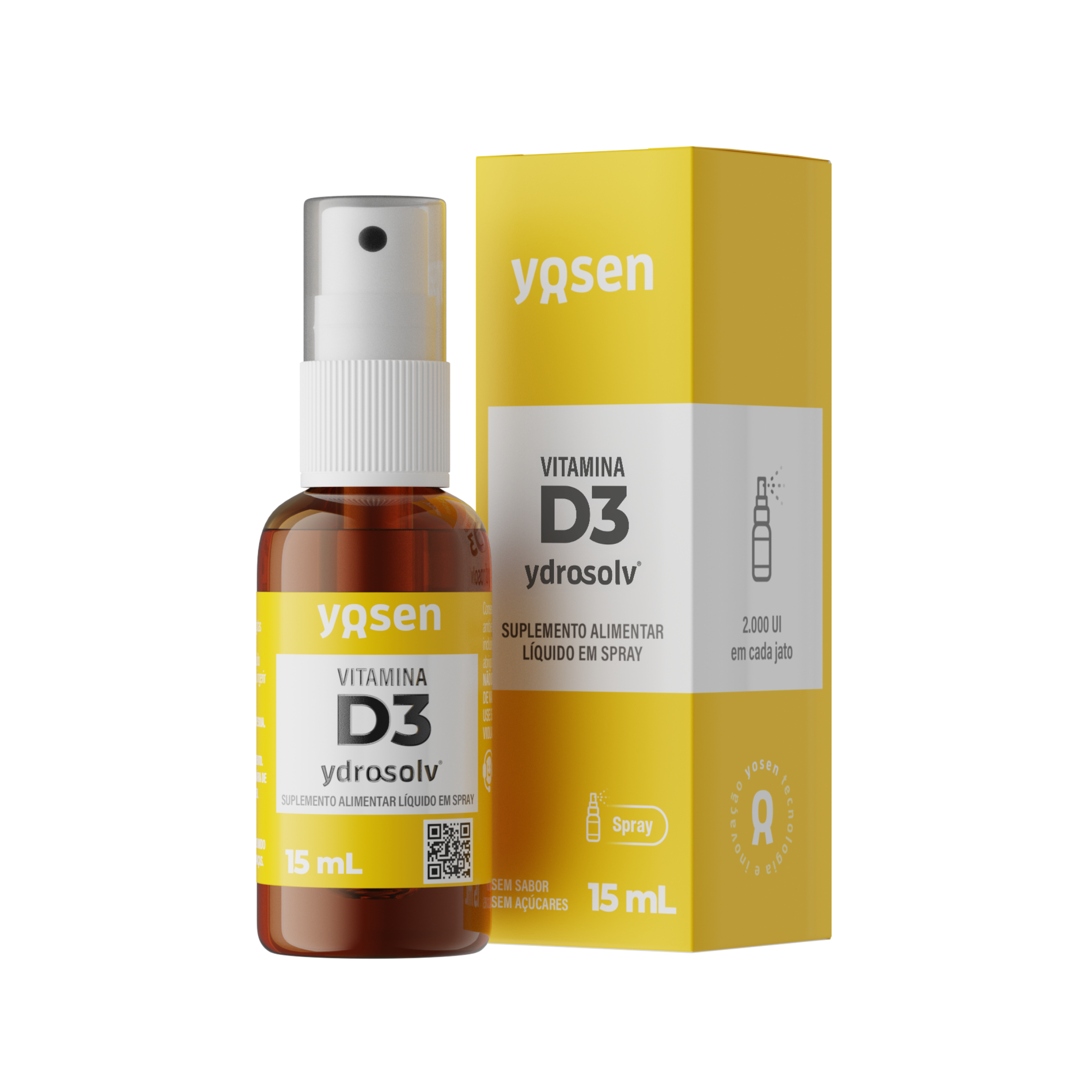 Vitamina D3 Ydrosolv® Spray - 15ml