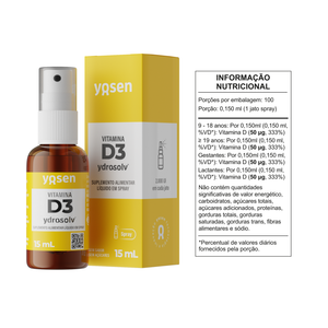 Vitamina D3 Ydrosolv® Spray - 15ml