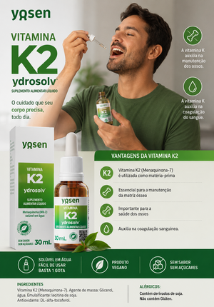 Vitamina K2 Ydrosolv® - 30mL