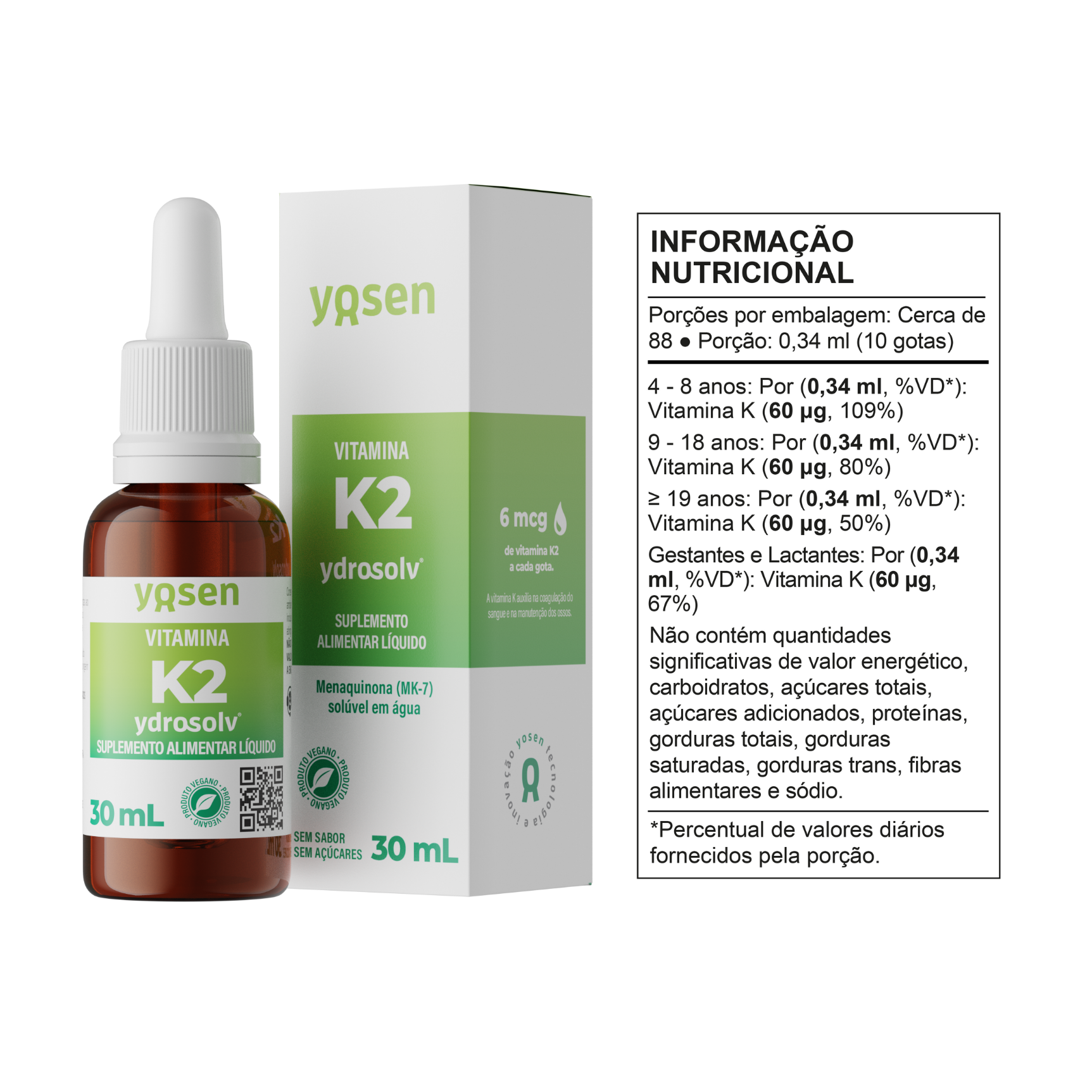 Vitamina K2 Ydrosolv® - 30mL