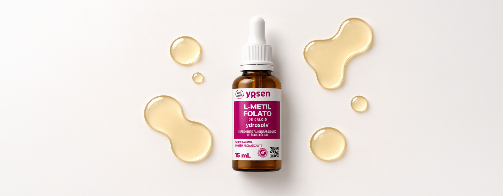 Benefício do L-Metilfoltato de Cálcio Ydrosolv® - 15ml