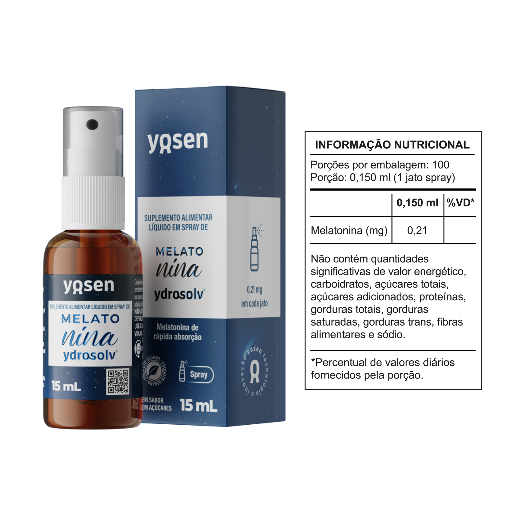 Melatonina Ydrosolv® Spray - 15ml