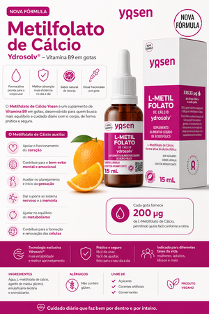 L-METILFOLATO DE CALCIO YDROSOLV 15 ML