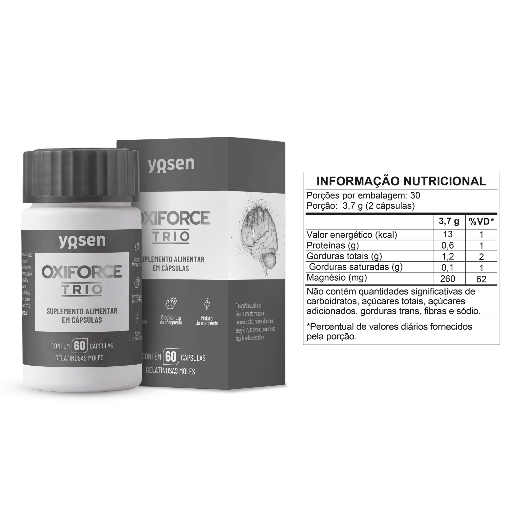 Oxiforce Trio - 60 Cápsulas