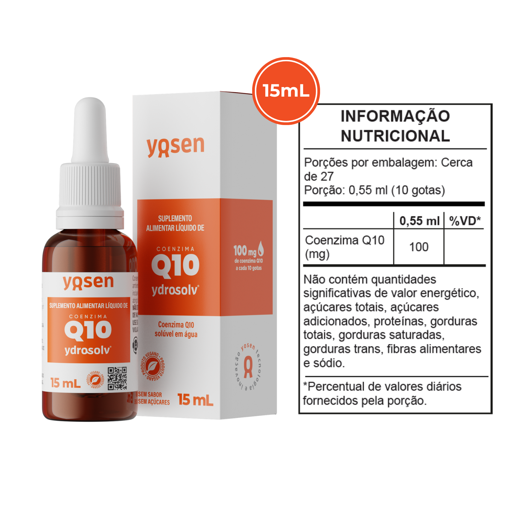 Coenzima Q10 Ydrosolv® - 15ml