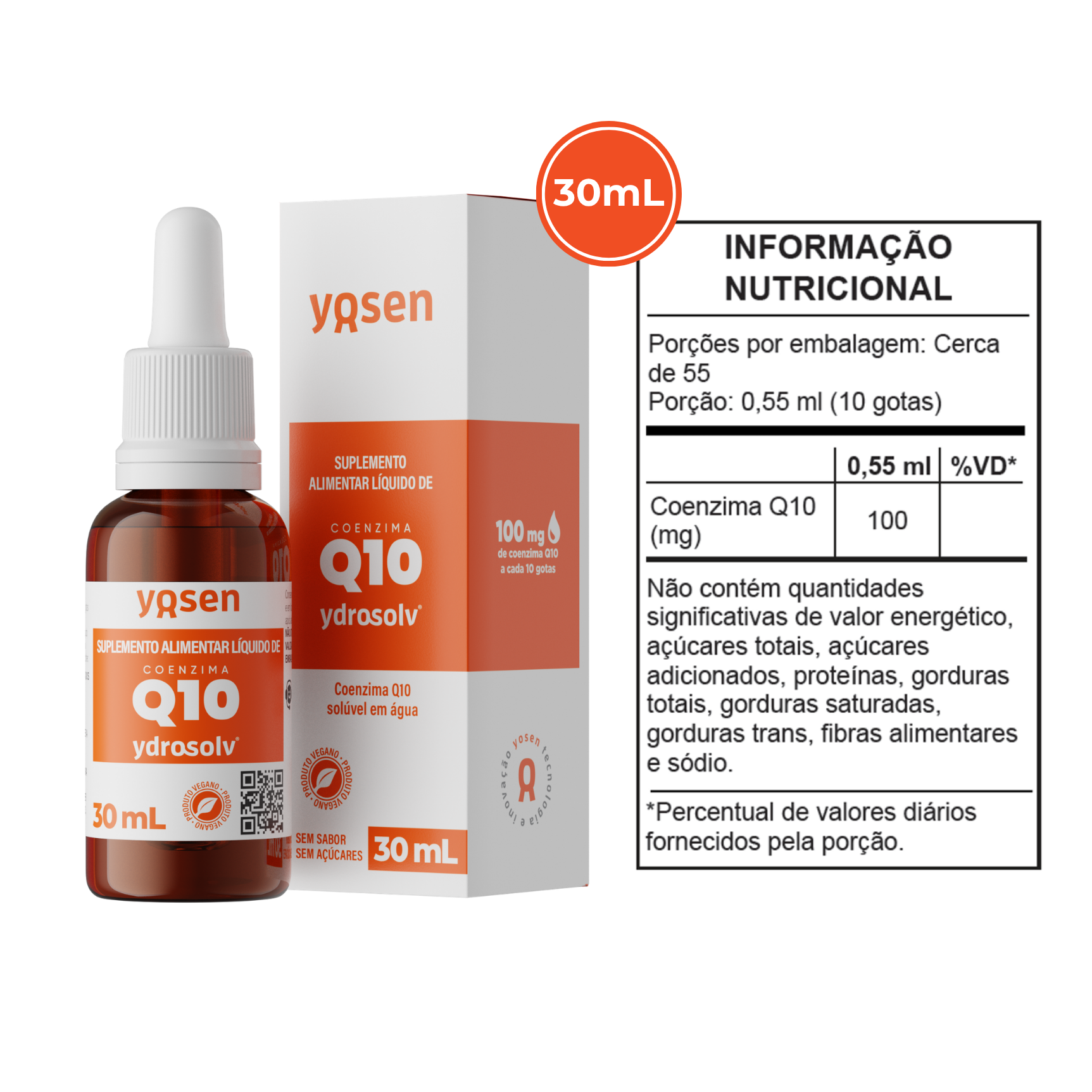 Coenzima Q10 Ydrosolv® - 30ml