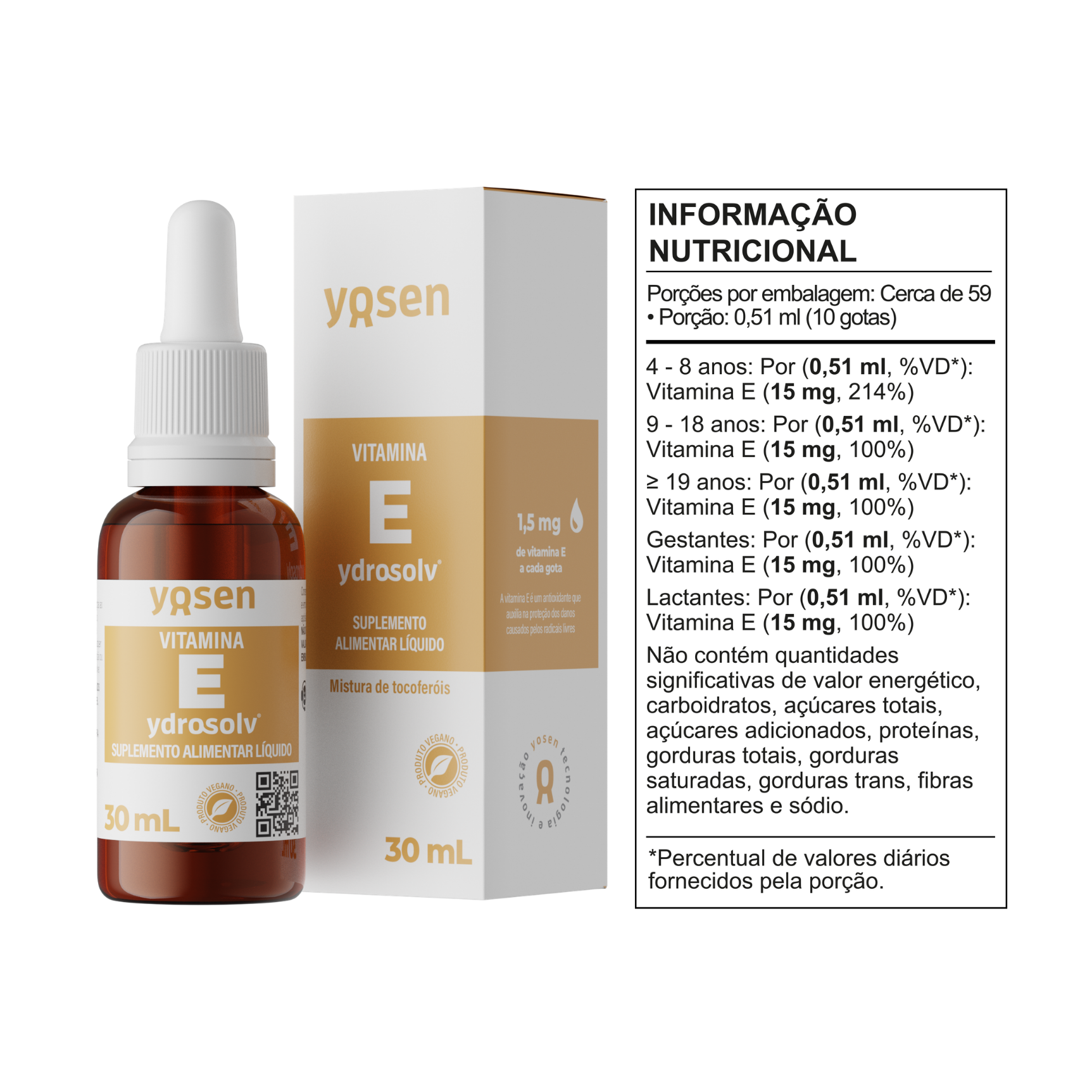 Vitamina E Ydrosolv® - 30ml